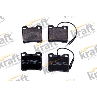 Imagem de KRAFT 6011095 Jogo de pastilhas para travão disco Eixo traseiro incl. contacto aviso desgaste MERCEDES BENZ: Vito Van, Classe V, Minibus