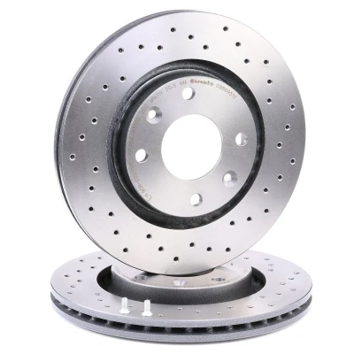 Imagem de BREMBO XTRA LINE 09.8695.1X Disco de travão 266 22 perfurado/ventilado revestido alto carbono com parafusos PEUGEOT: 206 Hatchback, 208 I Hatchback