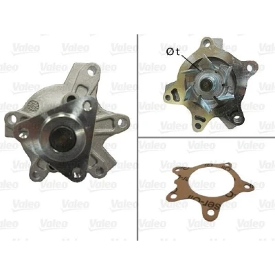 Imagem de VALEO 506848 Bomba de água sem polia com juntas tampa TOYOTA: Yaris I Hatchback, Prius II Liftback