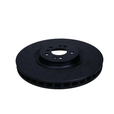 Imagem de QUARO QD7908HC Disco de travão 375 36 5 112 perfurado/ventilado pintado alto carbono sem cubo roda, pernos fixação da roda