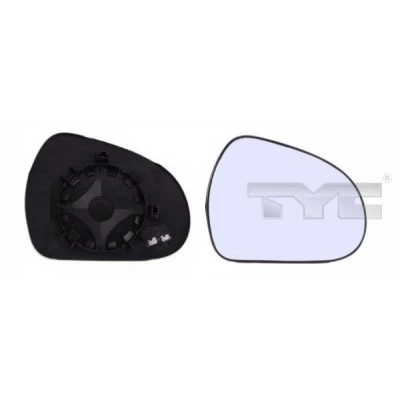 Imagem de TYC 326 0088 1 Vidro Espelho esquerda PEUGEOT: 207 Hatchback, 308 I SW, SW