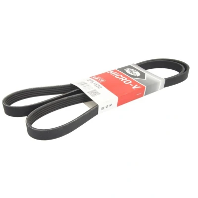 Imagem de GATES Micro V 5PK1570 Correia trapezoidal estriada 1570 5 Poliéster, EPDM (borracha de etileno propileno dieno) OPEL: Vectra C Sedan
