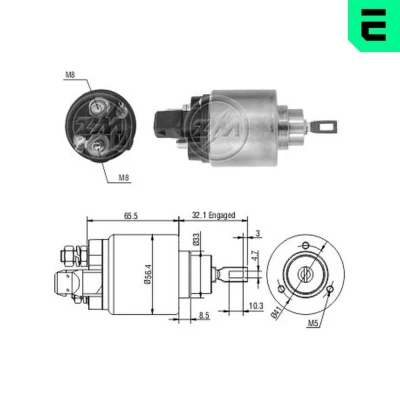 Imagem de Interruptor electromagnético, motor de arranque ERA ZM972
