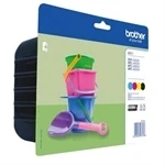 Imagem de Brother LC221VALBP Pack Preto Cião Magenta Amarelo