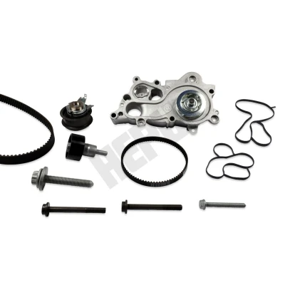 Imagem de HEPU PK06651 Bomba de Água + Kit Correia Distribuição sem termóstato, com parafusos SEAT: Ibiza 4, Leon III Hatchback, ST
