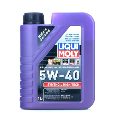 Imagem de Liqui Moly Synthoil High Tech 5W 40 1l Óleo do motor 1855 VOLKSWAGEN: Golf 4, 5, 7, MERCEDES BENZ: Classe C Sedan, A, 190