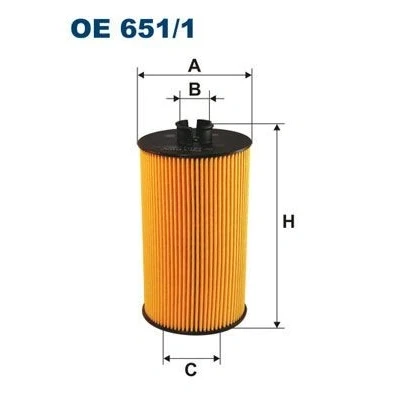 Imagem de Filtro de óleo filtron oe651/1