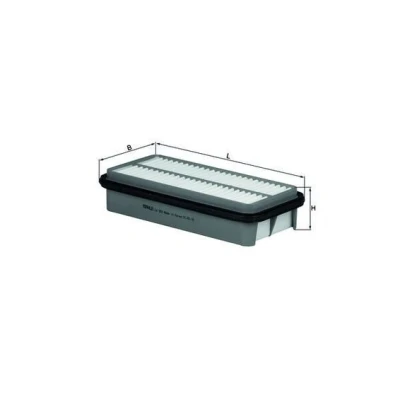 Imagem de MAHLE ORIGINAL LX 923 Filtro de ar 52,0 121 249,0 Cartucho filtrante TOYOTA: Starlet V Hatchback, Paseo Coupe