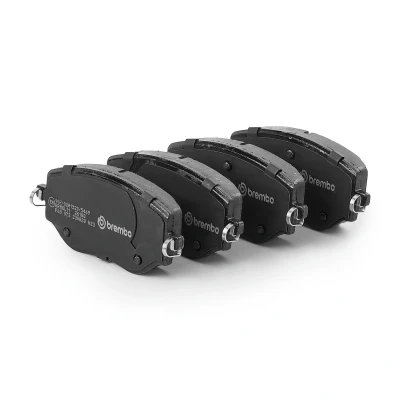 Imagem de BREMBO P 68 073 Jogo de pastilhas para travão disco com avisador sonoro desgaste chapa anti ruído sem acessórios NISSAN: MICRA 5