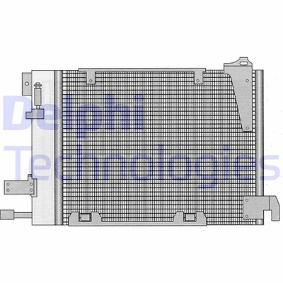 Imagem de DELPHI TSP0225221 Condensador sem secador OPEL: Astra G CC, Zafira A, Caravan