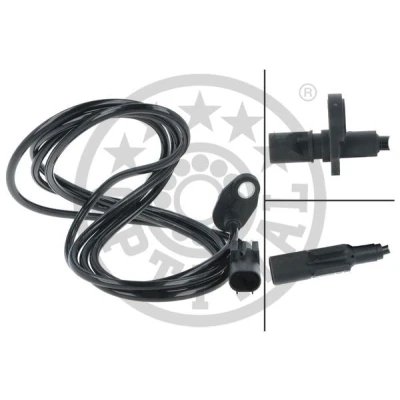 Imagem de OPTIMAL 06 S928 Sensor de ABS Eixo traseiro esquerdo activo 1865mm 2 MERCEDES BENZ: Sprinter 5 T Camião plataforma/Chassis
