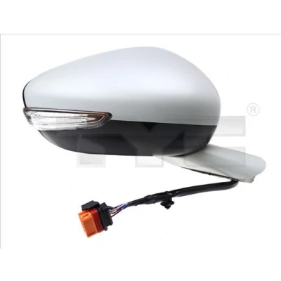 Imagem de Espelho retrovisor Tyc 326 0112 esquerda com subcapa para regulação eléctrica dos espelhos, convexo, aquecível, dobrável electricamente