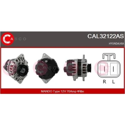 Imagem de CASCO CAL15146AS Alternador 12V 110A RENAULT: CLIO 2, Kangoo I Express, 2 Kasten
