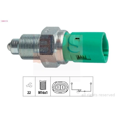 Imagem de EPS 1.860.114 Interruptor, luz de marcha atrás Made in Italy OE Equivalent