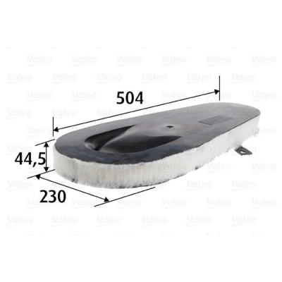 Imagem de VALEO 585803 Filtro de ar 45 230 504 Cartucho filtrante BMW: 5 Touring, Sedan, 7