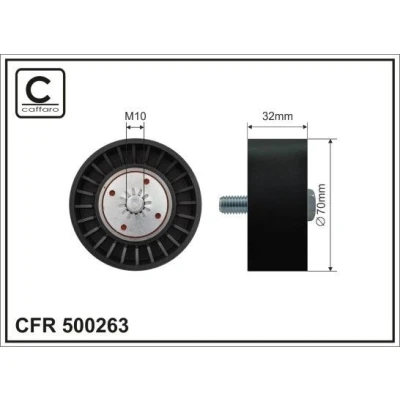 Imagem de CAFFARO 500263 Polia de Desvio CHEVROLET: Cruze Carrinha