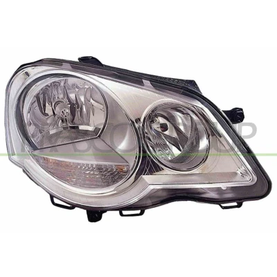 Imagem de PRASCO VG0224903 Farol Principal à direita H7/H1 com motor de regulação do alcance dos faróis VOLKSWAGEN: Polo IV Hatchback