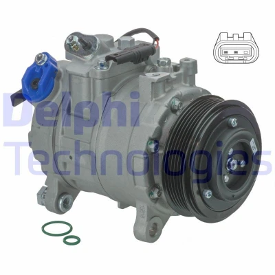 Imagem de DELPHI CS20536 Compressor 7ZSE17 PAG 46 R 134a, 1234yf sem embraiagem magnética BMW: 1 Hatchback, X3
