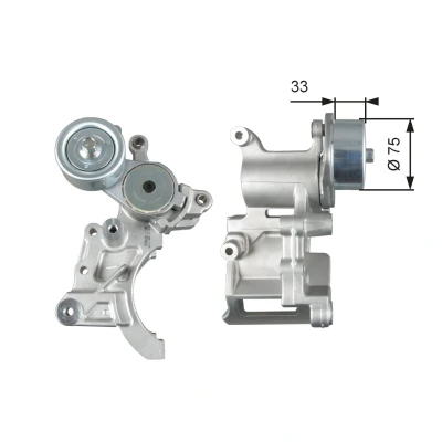 Imagem de GATES T39271 Polia Tensora FleetRunner Micro V Stretch Fit TOYOTA: Land Cruiser Prado 120, 90