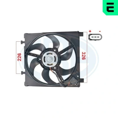 Imagem de ERA 352122 Ventilador de Radiador 340 12 VOLKSWAGEN: up! Hatchback