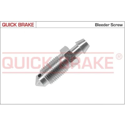 Imagem de Válvula/parafuso de purga ar QUICK BRAKE 0017, 10 Peça