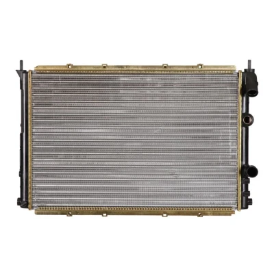 Imagem de NRF Economy Class 509503A Radiador, arrefecimento do motor Alumínio 585 396 34 Aletas de refrigeração unidas mecanicamente RENAULT: MEGANE 1