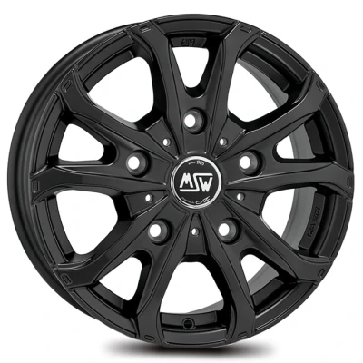 Imagem de Jante de alumínio msw 48 van 7x17 5x118 et68 preto mate