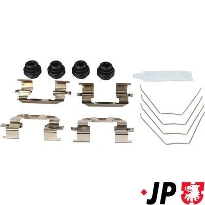 Imagem de JP GROUP 4164002510 Kit de acessórios, pastilhas travão HYUNDAI: i30 III Carrinha, PEUGEOT: 208 I Hatchback