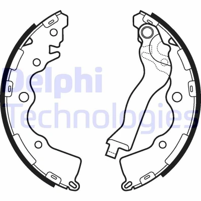 Imagem de DELPHI LS2110 Maxilas de Travão 203 32
