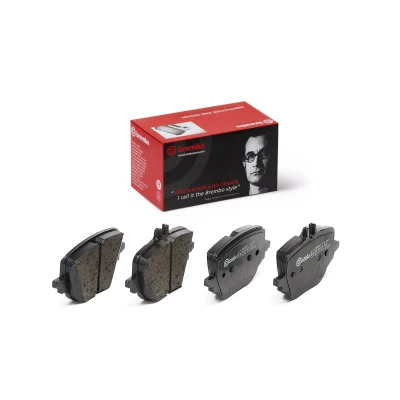 Imagem de BREMBO P 50 169 Jogo de pastilhas para travão disco preparado indicador aviso desgaste com chapa anti ruído sem acessórios