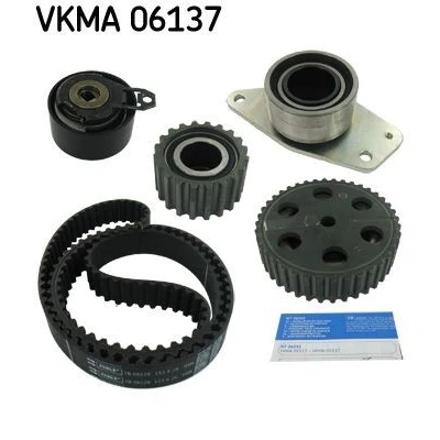 Imagem de SKF VKMA 06137 Jogo de correias dentadas 153 com perfil dentado arredondado RENAULT: CLIO 2, Kangoo I Express, MEGANE 1