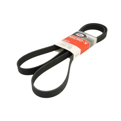 Imagem de GATES 7PK2005 Correia trapezoidal estriada 2005 7 Poliéster, EPDM (borracha de etileno propileno dieno) FleetRunner Micro V