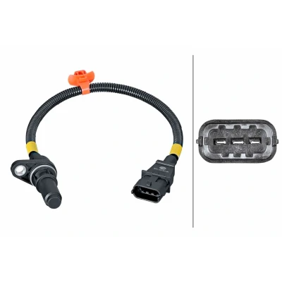 Imagem de HELLA 6PU 358 381 641 Gerador de Impulsos 3pólos Sensor Hall