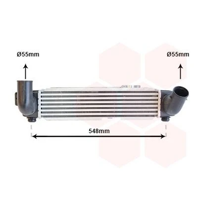 Imagem de VAN WEZEL 83004141 Intercooler