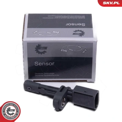 Imagem de ESEN SKV 06SKV418 Sensor de ABS Eixo traseiro, ambos os lados 2 38 preto VOLKSWAGEN: Golf 6, 7, Caddy 3, SEAT: Leon III Hatchback