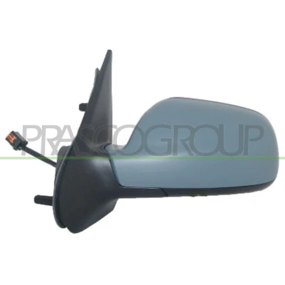 Imagem de Espelho retrovisor Prasco CI4227324 esquerda com subcapa elétrico aquecível, ajustável pelo interior, vidro de espelho, tom azul, não esférico