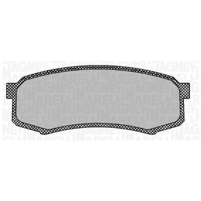 Imagem de MAGNETI MARELLI 363916060705 Jogo de pastilhas para travão disco TOYOTA: HILUX 3 Pick up, Land Cruiser Prado 70 SUV, 120