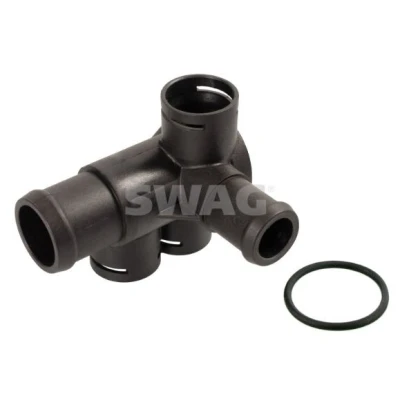 Imagem de SWAG 30 12 0026 Flange Plástico de cabeça cilíndrica com junta VOLKSWAGEN: GOLF 2, TRANSPORTER 4 Bus, Corrado, AUDI: 80 B3, SEAT: TOLEDO 1