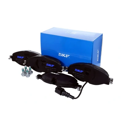 Imagem de SKF VKBP 80018 E Jogo de pastilhas para travão disco incl. contacto aviso desgaste VOLKSWAGEN: Golf 7, 7 Variant, Passat B8 Variant
