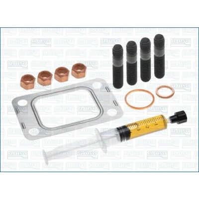 Imagem de AJUSA JTC11282 Kit de montagem, turbocompressor with studs, syringe oil com juntas instruções montagem