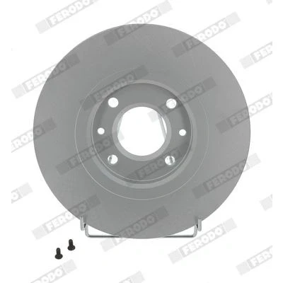 Imagem de FERODO PREMIER Coat+ disc DDF841C Disco de travão 283 26 4 ventilado revestido com parafusos PEUGEOT: 406 Sedan, Carrinha, Coupe