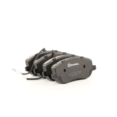 Imagem de BREMBO P 23 090 Jogo de pastilhas para travão disco incl. contacto aviso desgaste com parafusos pinça sem acessórios