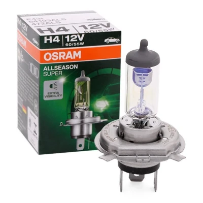 Imagem de OSRAM 64193ALS Lâmpada, farol de longo alcance H4 12V 60/55W 3000K Halogéneo PEUGEOT: 106 II Hatchback, RENAULT: Kangoo I, FORD: Transit Mk6 Minibus