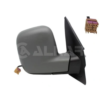 Imagem de Espelho retrovisor Alkar 9240985 à direita com subcapa elétrico aquecível, convexo para veículo volante esquerda VOLKSWAGEN: Transporter 5 Bus