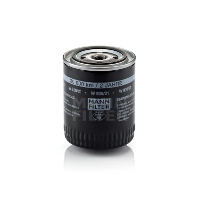 Imagem de MANN FILTER W 930/21 Filtro de óleo 3/4 16 UNF com uma válvula retenção aparafusado AUDI: A6 C5 Sedan, A4 B5 Avant, Sedan