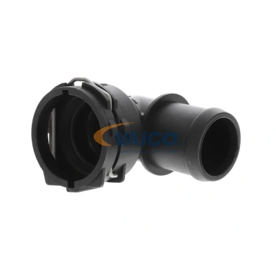 Imagem de VAICO V10 6551 Flange Poliamida 6.6, GFK (plástico reforçado a fribra de vidro) Radiador, à direita, em cima com junta aro fixação