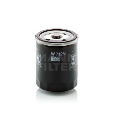Imagem de MANN FILTER W 712/4 Filtro de óleo 3/4 16 UNF com uma válvula retenção aparafusado RENAULT: LAGUNA 2 Grandtour,