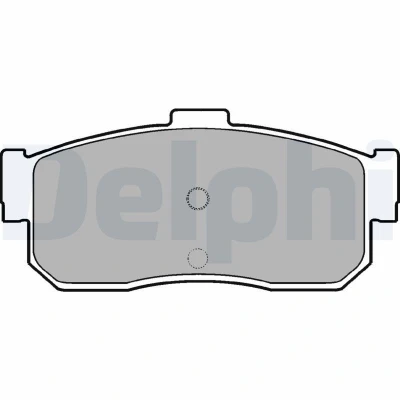 Imagem de DELPHI LP975 Jogo de pastilhas para travão disco com avisador sonoro desgaste sem chapa anti ruído acessórios NISSAN: ALMERA 1 Hatchback