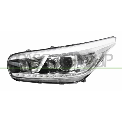Imagem de PRASCO KI4344924 Farol Principal esquerda H7/H7/H7, LED preto com luz de circulação diurna motor regulação do alcance dos faróis