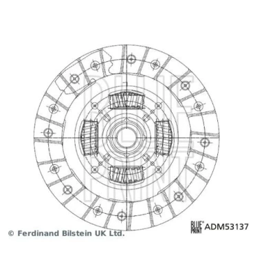 Imagem de BLUE PRINT ADM53137 Disco de Embraiagem 215 22 MAZDA: MX 3